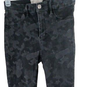 Free People Women's Black Jegging Camo Waist 27 Regular